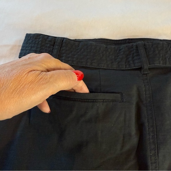 Kersh Woven Utility Skirt with Belt | Black - Picture 7 of 12